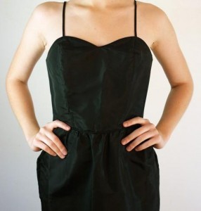 black dress