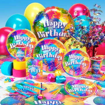 Walmart Birthday Cakes on Brilliant Birthday Deluxe Party Pack