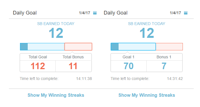 Activating Your Daily Goal Meter